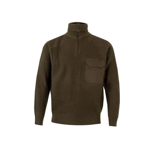 Tröja tjock hög krage Velilla - Grön - 3XL