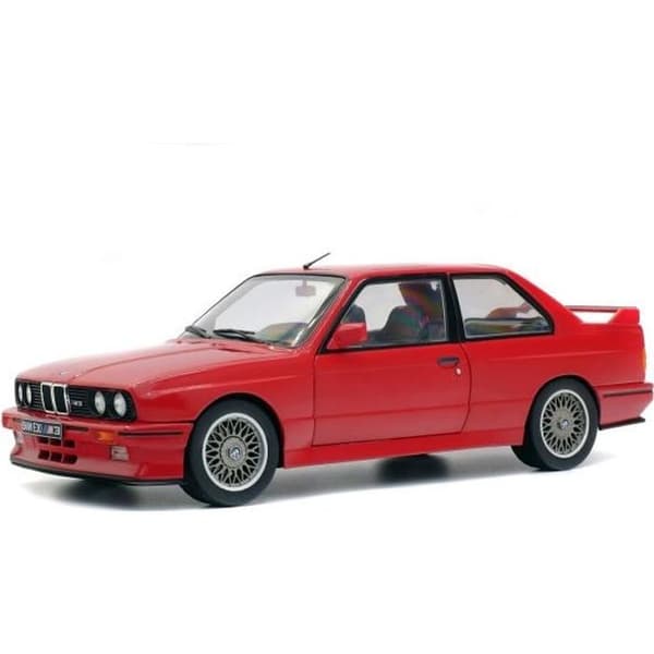 Skala modell - BMW - E30 M3 - Röd - 1/18 - Interiör - Mixad