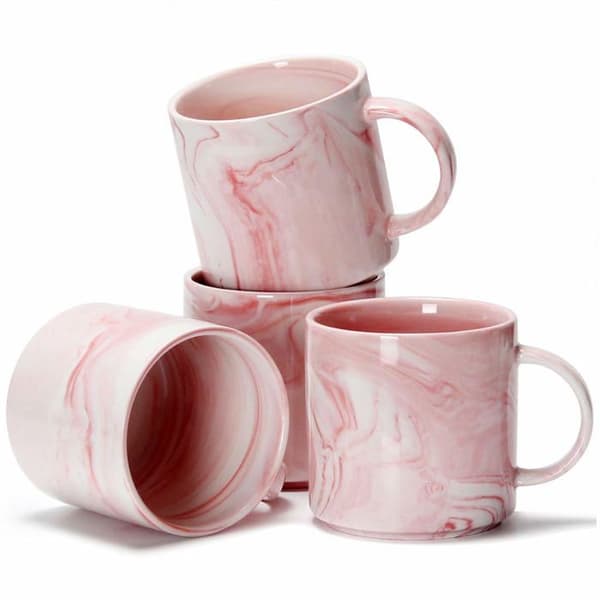 Mugg / mazagran-kopp - Smilatte M101 - Set med 4 koppar - 355 ml - Stapelbara