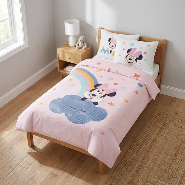 Sängkläder - Minnie Mouse - Disney - 100x135 cm - bomull