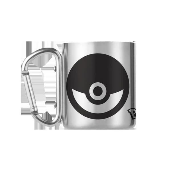 Campingmugg - Pokemon - Pokeball - Rostfritt stål - 220ml - Grå