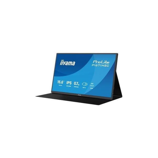 Bärbar PC-skärm - IIYAMA - 16" - Full HD - IPS-panel - 8ms - Prolite P1671HSC‑B1
