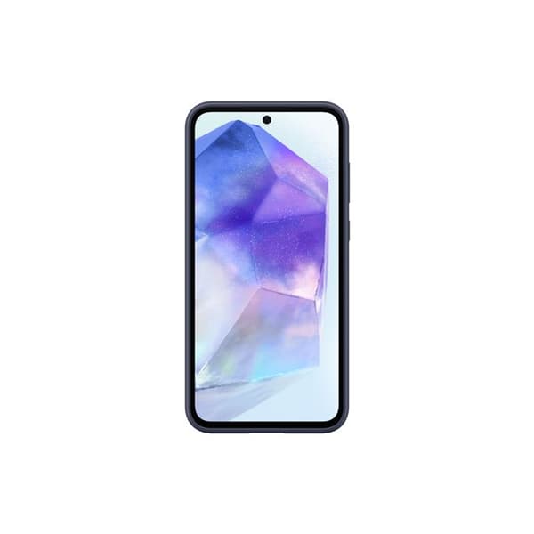 Silikonskal - Samsung - Galaxy A55 5G - Mörkblå - Flexibel - 2 års garanti