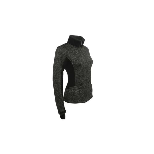 Peak Mountain damfleece - svart/svart