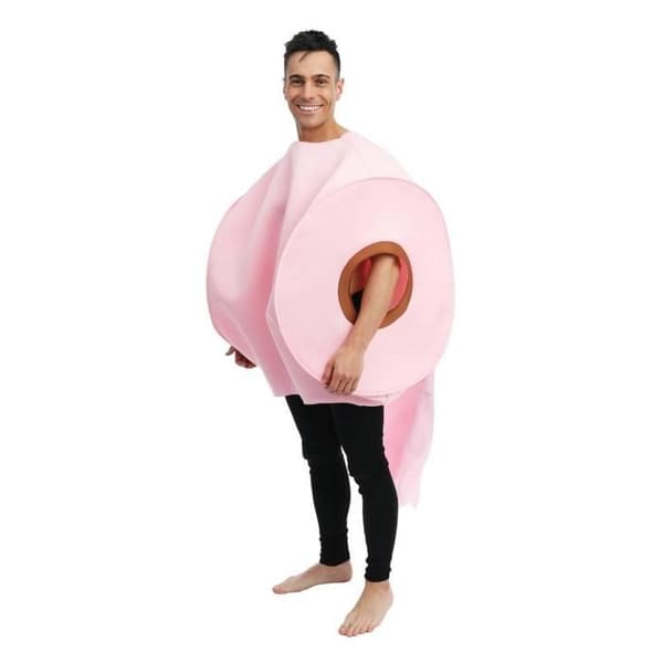 Kostym - LITEN CLOWN - Super TOA - Rosa - Vuxen - Lätt polyester