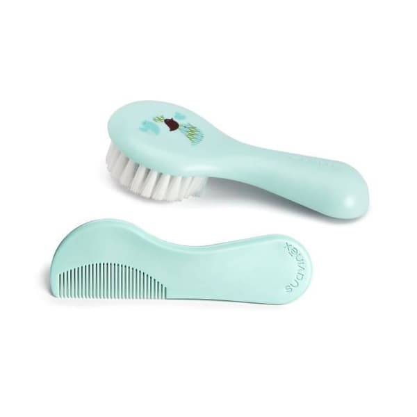 Suavinex Care Set Brush + Comb Blue