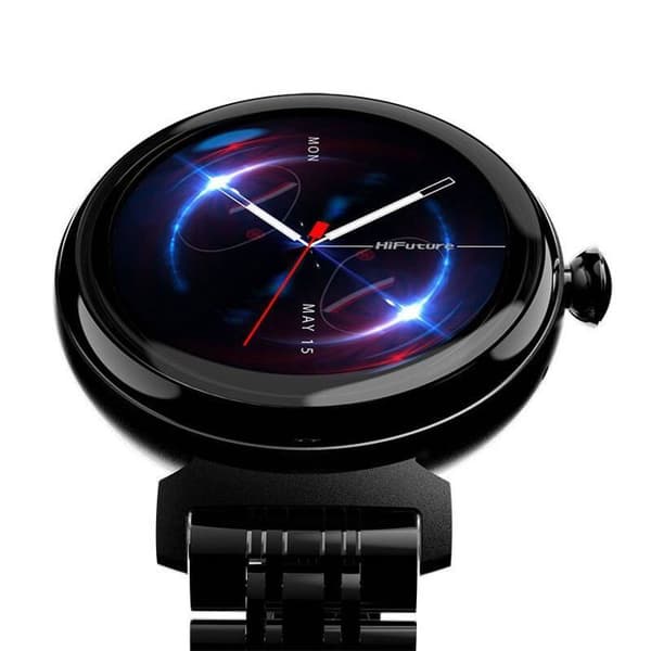 HIFUTURE Aura — Smartklocka AMOLED 1,08" IP68, pulssensor & SpO2, Bluetooth, 18 h, kompatibel med Android/iOS