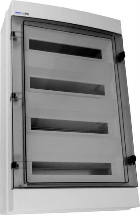 Fördelningslåda - Elektro-Plast - RH-72/4 - 72 moduler - IP65 - Plast ABS