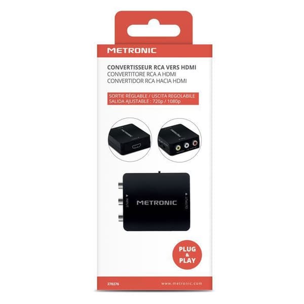 RCA till HDMI-omvandlare
