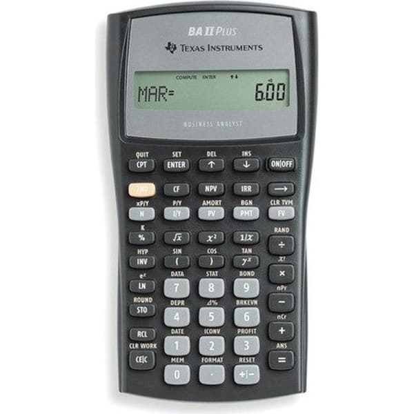 TEXAS INSTRUMENTS BA-II-PLUS finansiell kalkylator