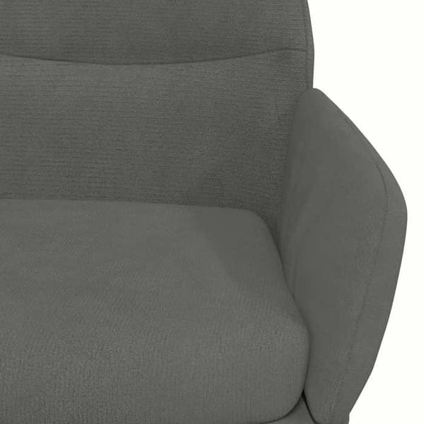 vidaXL Relaxstol Mörkgrå Sammet 341109