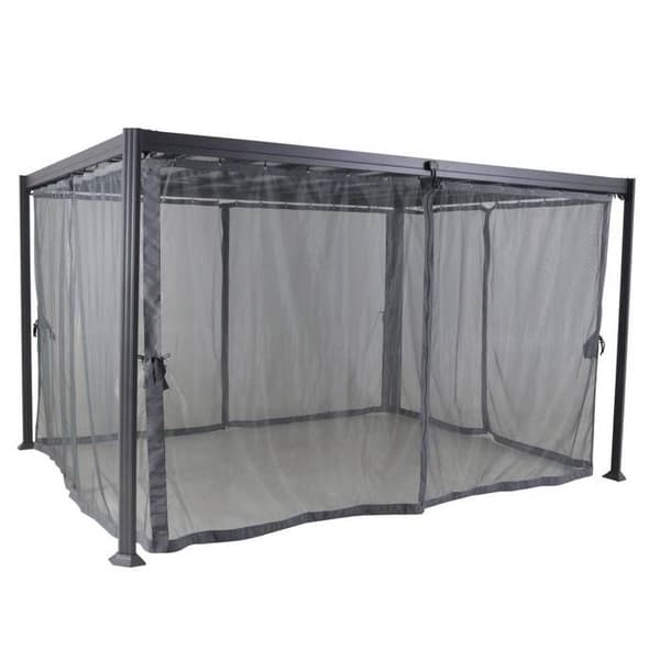 Pergola myggnät "Belize" skiffer i polyester