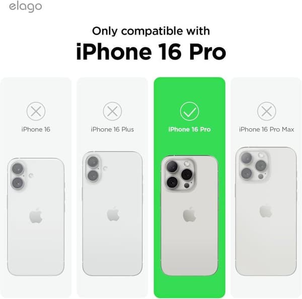 Elago MagSafe Silikonfodral till iPhone 16 Pro Stone