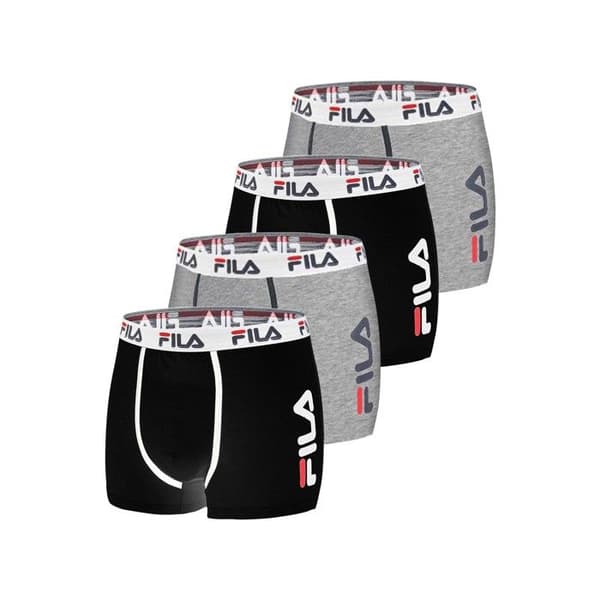 Fila Boxer Herrarna Kalsonger - Svart (4-pack)