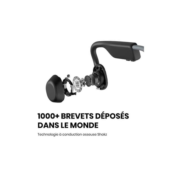 Bone Conduction Hörlurar - Shokz - Openmove - Bluetooth - Trådlös - Svettsäker