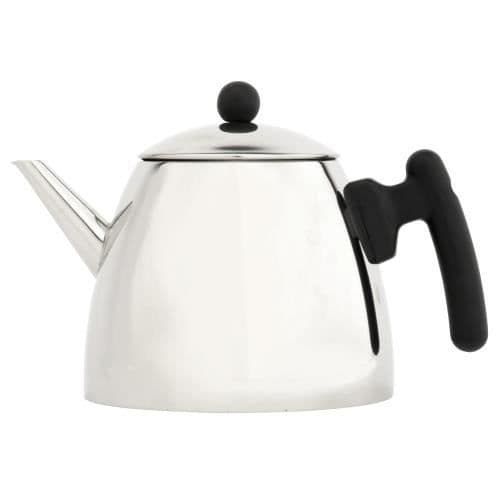 Teapot - Bredemeijer Duet Classic - Rostfritt stål - Keramik - Grå