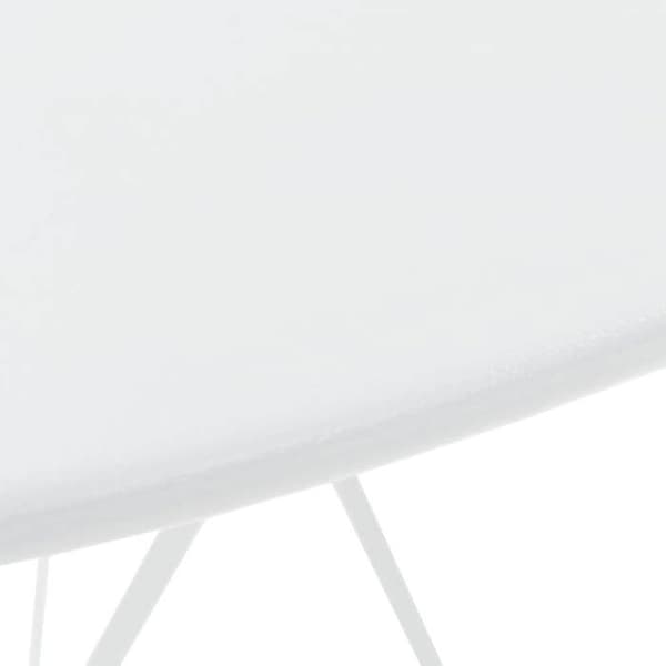 vidaXL Bistroset 3 delar Stål Vit 44357