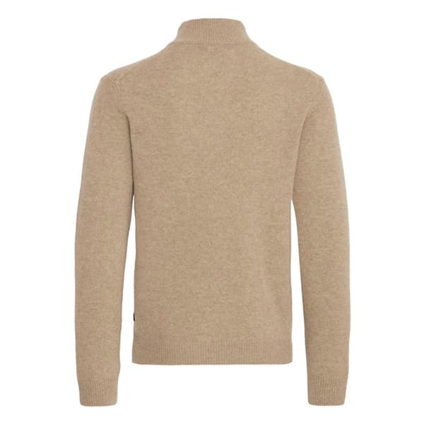 Pull tröja i lammull halv-zip Casual Friday Karl