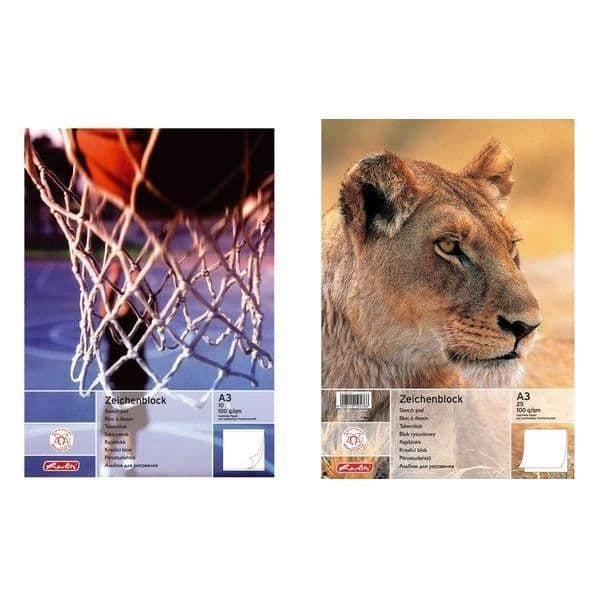Ritblock, A3-format, 100 g/m2, 20 ark