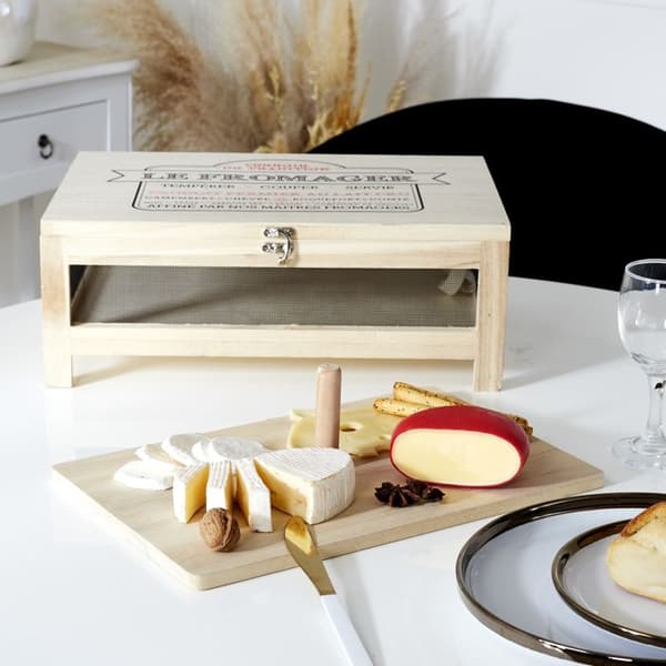 Ostskåp - COOK CONCEPT - Trä - Beige - Transportabel