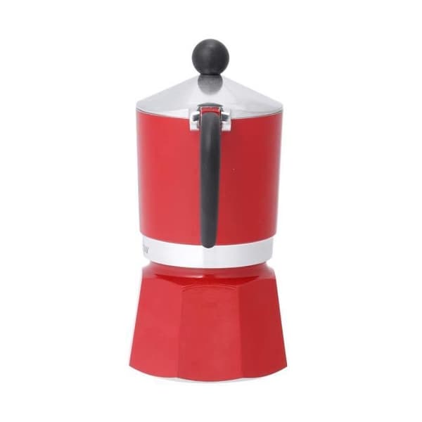 Espressomaskin - Bialetti - 4962 - Aluminium - Röd - 3 koppar