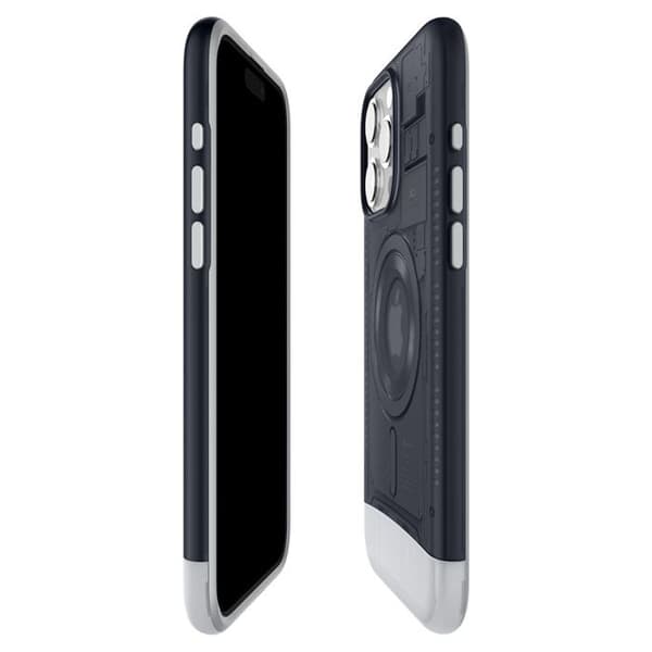 Skyddsfodral för iPhone 15 Pro - Spigen Classic C1 MagSafe - Grafit