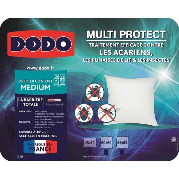 DODO Kudde MULTIPROTECT - 65 x 65 cm