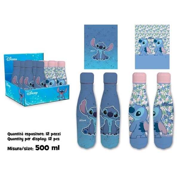 Flaska Stitch Disney 500 ml Aluminium