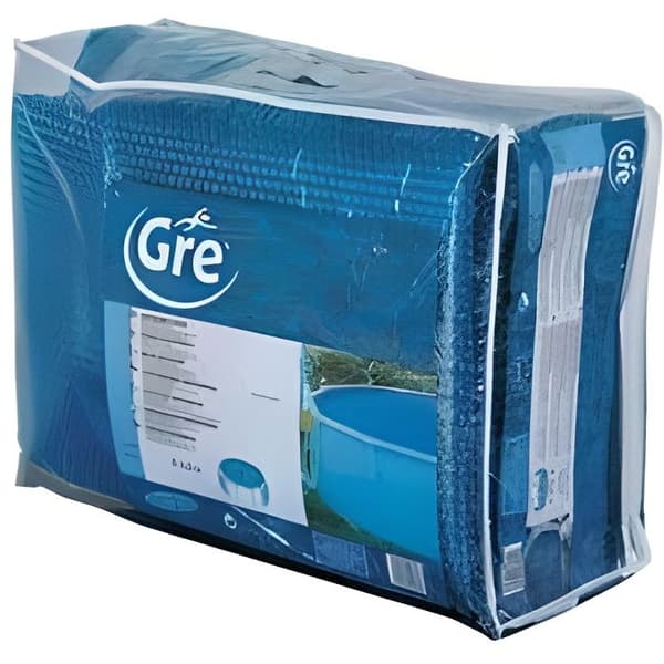 Bädd sommar pool ovan mark - GRE - Oval - 500 x 300 cm - 267 µ - 10 kg