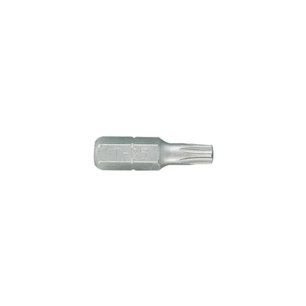 Fäste 1/4" - T15 - TORX® - Legerat stål S2 - Längd 25 mm