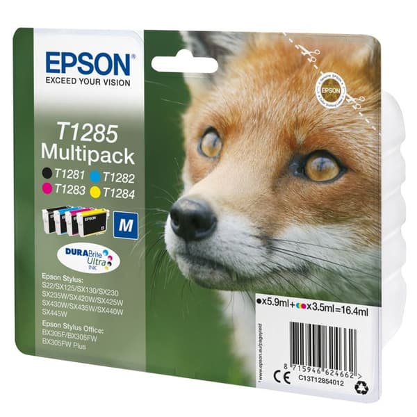 Epson Renard bläckpatronset 4 färger
