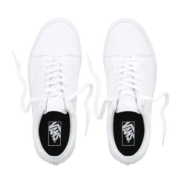 Vans Herr Old Skool Classic Tumble Sneakers, Vit