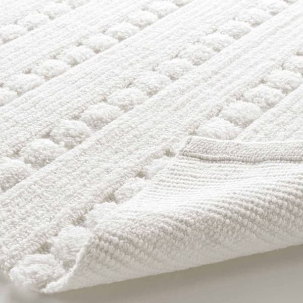 Jacquard Badmatta "Cleonis" 50x80cm Vit