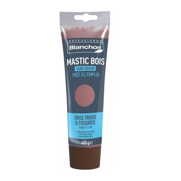 Luktfritt träspackel - ljus ek - 400g - Blanchon