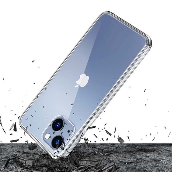 Telefonfodral - 3mk - iPhone 14 - Transparent - Maximal skydd - Minimalistisk design