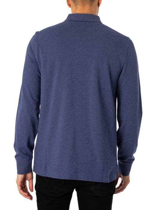 Långärmad Polo Regular Shield - GANT - Herr - Blå