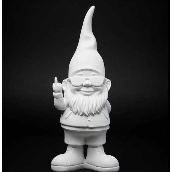 Dekorativ staty - BLOGO DESIGN - Bernardo - Vit - 29 cm - Modern konst