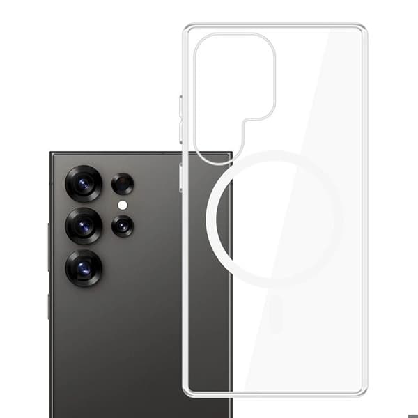 3mk Clear MagCase för Samsung Galaxy S25 Ultra - Transparent