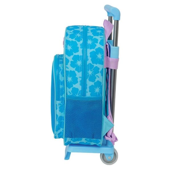 Trolleyväska - Safta - Stitch Hawaii - Blå - 26x11x34cm - Vadderade remmar