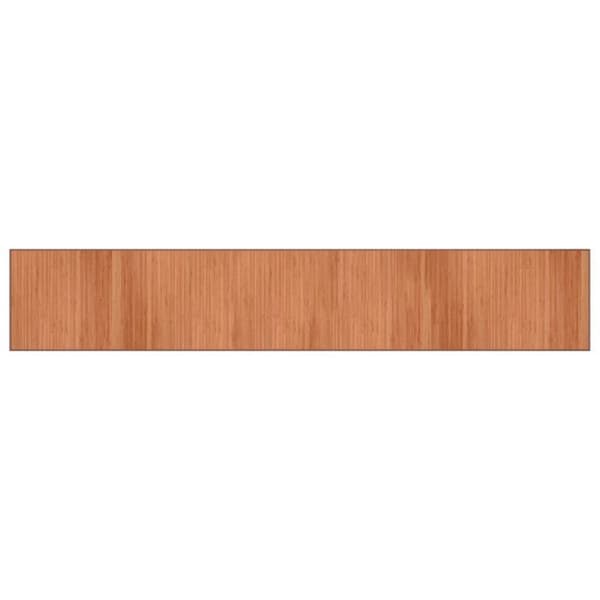 vidaXL Rektangulär matta brun 70x400 cm bambu, vardagsrumsmatta, köksmatta, rektangulär matta, sovrumsmatta 376884
