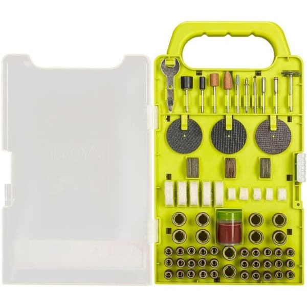 RYOBI - 155 delar tillbehörssats för miniverktyg - RAKRT155