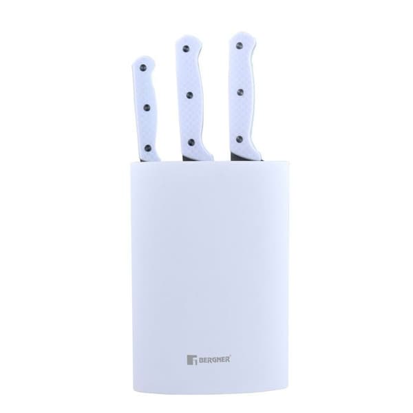 Bergner NATURALLY BG Vit Knivset 4 Delar