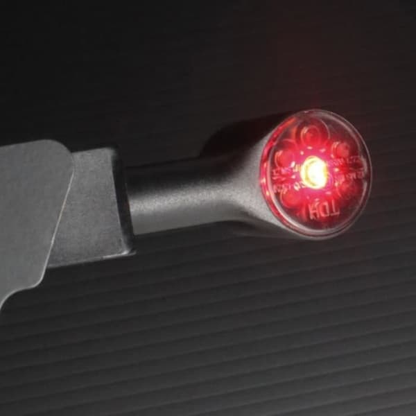 Chaft Drum bak multifunktions motorcykel LED blinkers - svart - TU