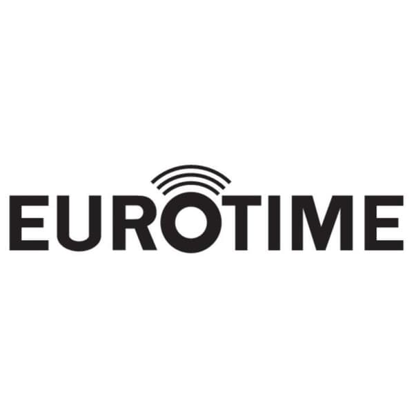 Klocka - EUROTIME - 22222 - Kvarts - Grå - Väggdekoration - Inomhus