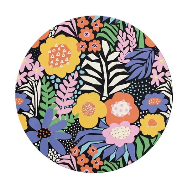 Musmatta ø20cm blommig trädgård