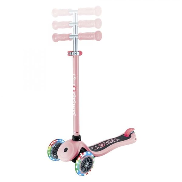 Globber - Trottinette PRIMO LIGHTS V2 - Pastellrosa