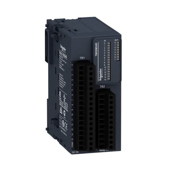Modulmix - Schneider - Modicon TM3 - 16 ingångar 24VDC - 8 reläutgångar 2A