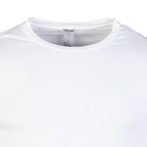 Hom T-shirt - Vit - Rundad krage - Herr - Bomull (92%), elastan (8%)