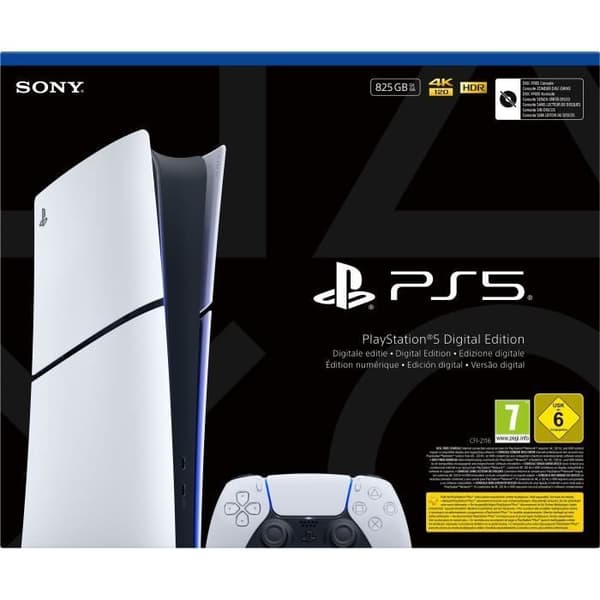Konsol PlayStation 5 - Digital Edition (Slim-modell utan CD-läsare)