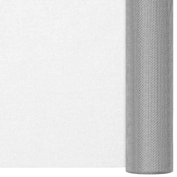 vidaXL Gitterpanel i rostfritt stål 112x2000 cm Silver 150898